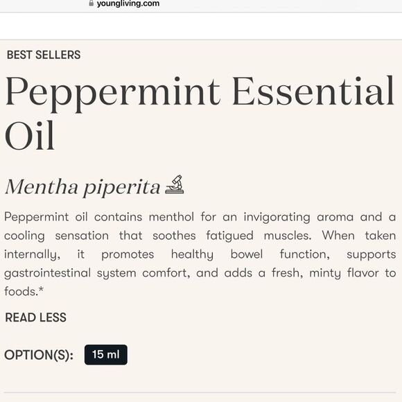 NWT Young Living Mind Over Matter M-Grain, Deep Relief and Peppermint Set - Picture 2 of 16